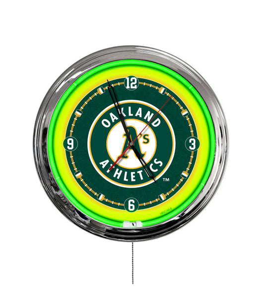 Oakland Athletics 16" Multi Color LED Wall Clock