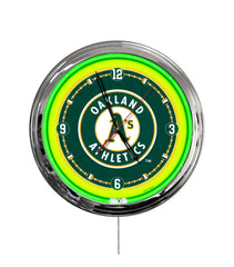 Oakland Athletics 16" Multi Color LED Wall Clock