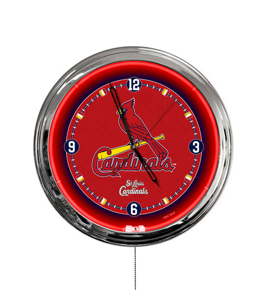 St. Louis Cardinals 16" Multi Color LED Wall Clock