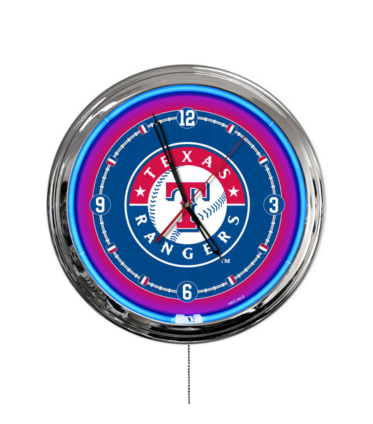 Texas Rangers 16" Multi Color LED Wall Clock