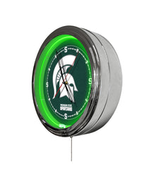 Michigan State University 16" Multi Color LED Wall Clock