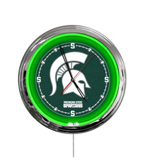 Michigan State University 16" Multi Color LED Wall Clock