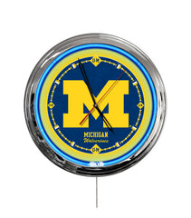 University of Michigan 16" Multi Color LED Wall Clock