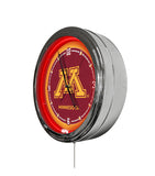 University of Minnesota 16" Multi Color LED Wall Clock