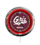 University of Montana 16" Multi Color LED Wall Clock