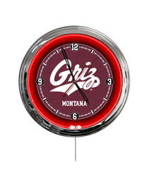 University of Montana 16" Multi Color LED Wall Clock