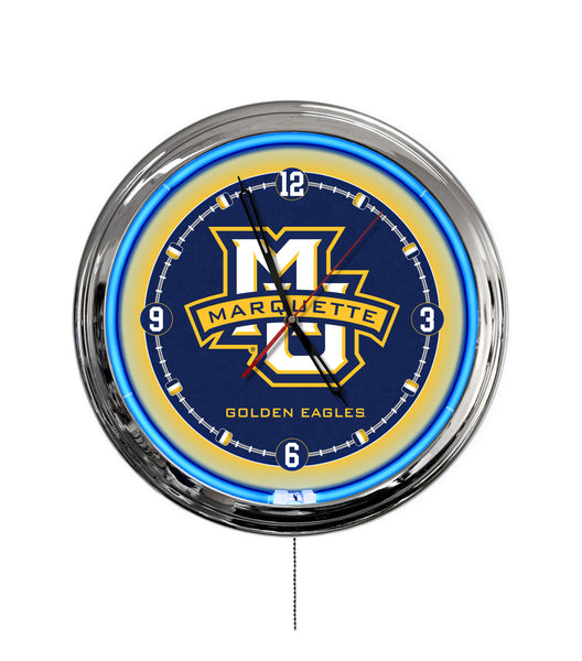 Marquette University 16" Multi Color LED Wall Clock