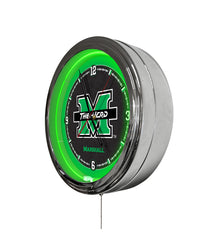 Marshall University 16" Multi Color LED Wall Clock