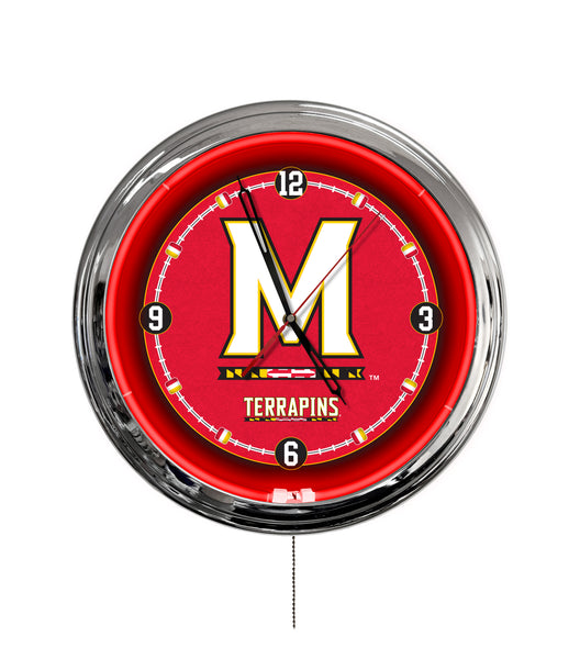 University of Maryland 16" Multi Color LED Wall Clock