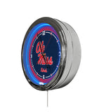 University of Mississippi 16" Multi Color LED Wall Clock