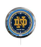 Notre Dame (ND) 16" Multi Color LED Wall Clock