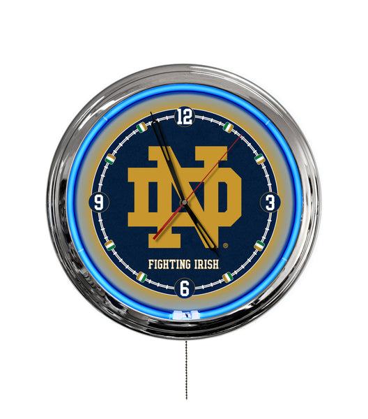 Notre Dame (ND) 16" Multi Color LED Wall Clock