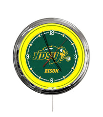 North Dakota State University 16" Multi Color LED Wall Clock