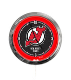 New Jersey Devils 16" Multi Color LED Wall Clock