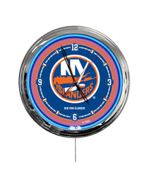 New York Islanders 16" Multi Color LED Wall Clock