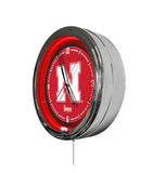 University of Nebraska 16" Multi Color LED Wall Clock