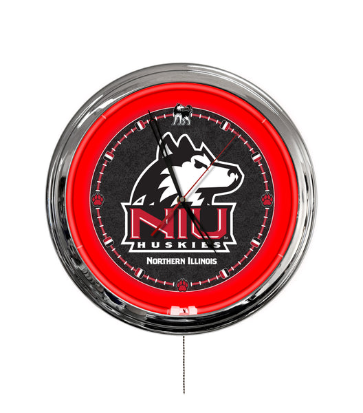 University of Northern Illinois 16" Multi Color LED Wall Clock