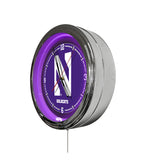 Northwestern University 16" Multi Color LED Wall Clock