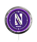 Northwestern University 16" Multi Color LED Wall Clock