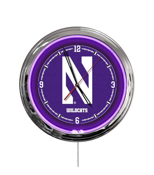 Northwestern University 16" Multi Color LED Wall Clock