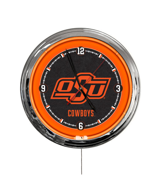 Oklahoma State University 16" Multi Color LED Wall Clock