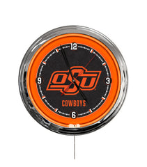 Oklahoma State University 16" Multi Color LED Wall Clock