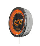 Oklahoma State University 16" Multi Color LED Wall Clock