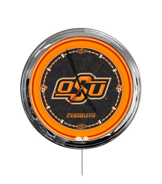 Oklahoma State University 16" Multi Color LED Wall Clock