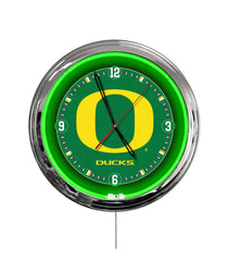 University of Oregon Ducks 16" Multi Color LED Wall Clock