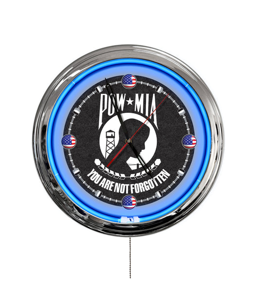 POW 16" Multi Color LED Wall Clock