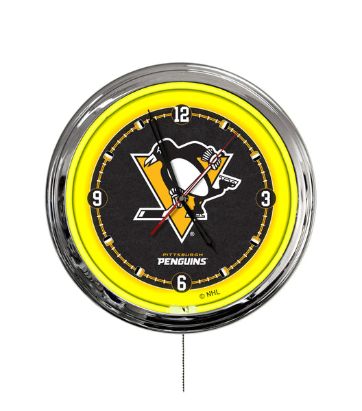 Pittsburgh Penguins 16" Multi Color LED Wall Clock