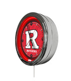 Rutgers 16" Multi Color LED Wall Clock