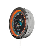 San Jose Sharks 16" Multi Color LED Wall Clock