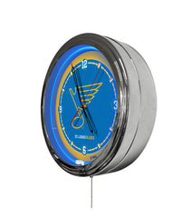 St Louis Blues 16" Multi Color LED Wall Clock