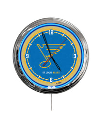 St Louis Blues 16" Multi Color LED Wall Clock