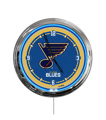 St Louis Blues 16" Multi Color LED Wall Clock