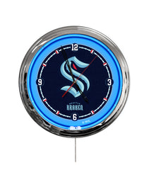 Seattle Kraken 16" Multi Color LED Wall Clock