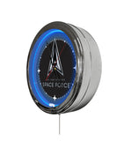 United States Space Force 16" Multi Color LED Wall Clock