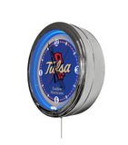 University of Tulsa 16" Multi Color LED Wall Clock