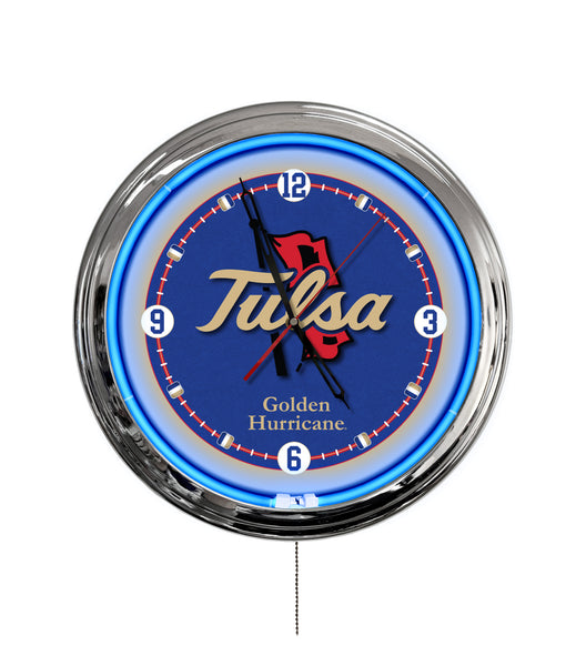 University of Tulsa 16" Multi Color LED Wall Clock