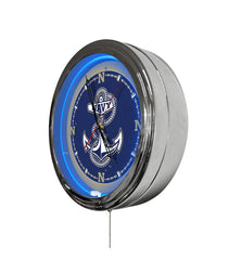 US Naval Academy 16" Multi Color LED Wall Clock