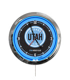 Utah Hockey Club 16" Multi Color LED Wall Clock