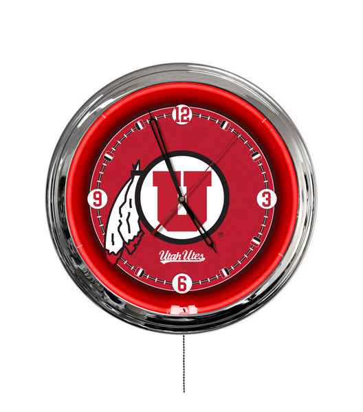 University of Utah 16" Multi Color LED Wall Clock