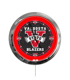 Valdosta State University 16" Multi Color LED Wall Clock