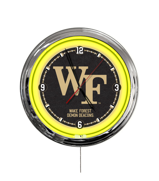 Wake Forest University 16" Multi Color LED Wall Clock