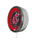 Washington State University 16" Multi Color LED Wall Clock