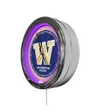 University of Washington 16" Multi Color LED Wall Clock