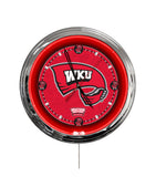 Western Kentucky University 16" Multi Color LED Wall Clock