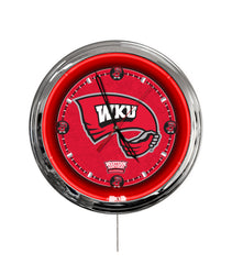 Western Kentucky University 16" Multi Color LED Wall Clock