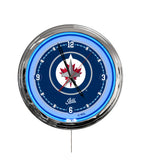 Winnipeg Jets 16" Multi Color LED Wall Clock